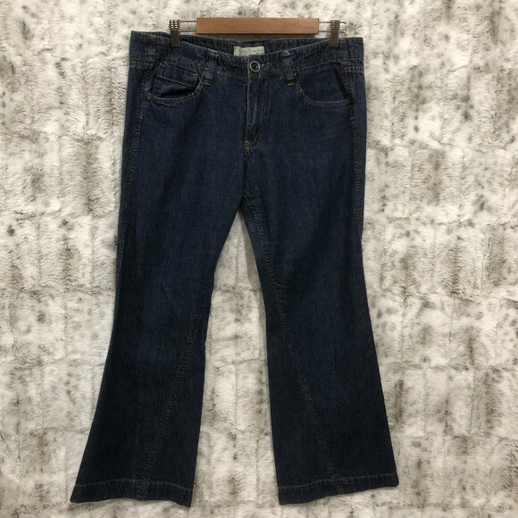 Old Navy Jeans Mid Rise Flare Jeans Womens 12 - Picture 1 of 11